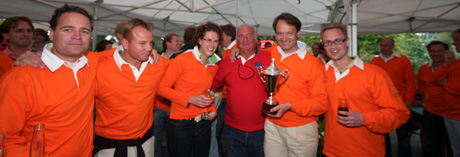 winnend team zeilwedstrijd Muiden