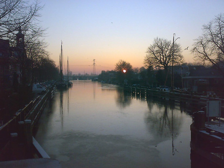 Vecht in de winter